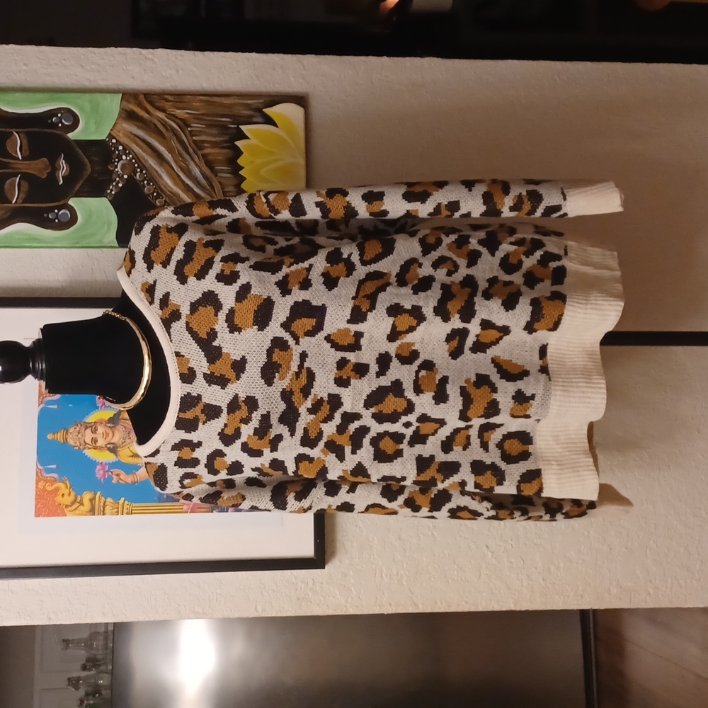 Animal Print Sweater